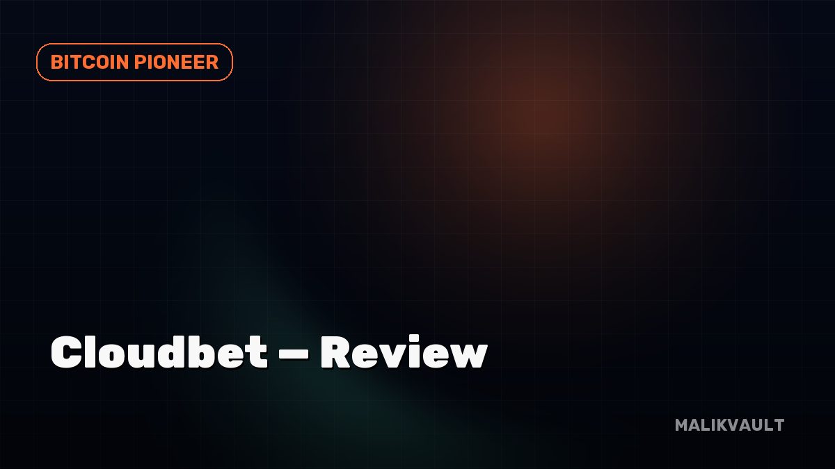 Cloudbet Review